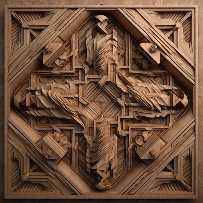 Patterns and decorations (st Escher 3, PATTERN_2247) 3D models for cnc